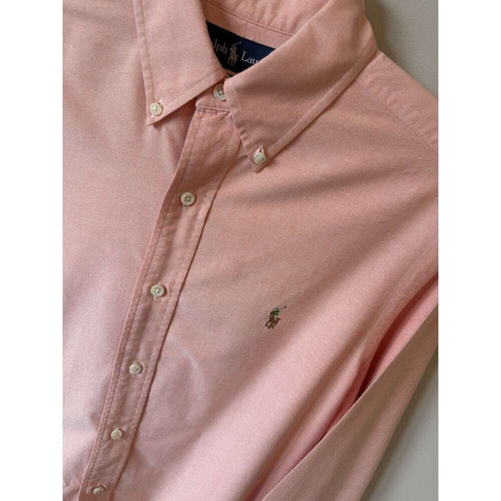 Polo Ralph Lauren Button Down Shirt Classic Fit Excellent Size Medium - Picture 4 of 6